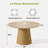 Solid Wood Round Pedestal Dining Table-479808717-479808689