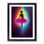 Neon Ballerina - Wall Art-568330298-568330299