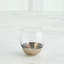Metallic Orb Glass Drinking Glass