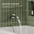 Shower Faucet Set with 5-Spray Rain Shower Head and Pressure Balance Valve, Tub Spout Included-113325258