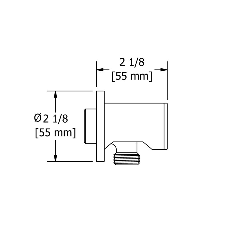 Riobel Handshower Outlet, Black
