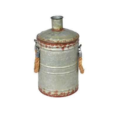 Matherly Rustic Metal Container with Handles