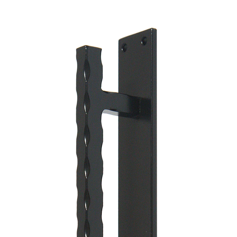 Poignée de porte de grange en acier