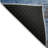 Machine Washable Indoor/Outdoor Xhevrie Denim Rug-1327220451