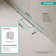 hansgrohe RainDrain Minimalistic Complete Set 2", 27 5/8" Trim and Installation Set