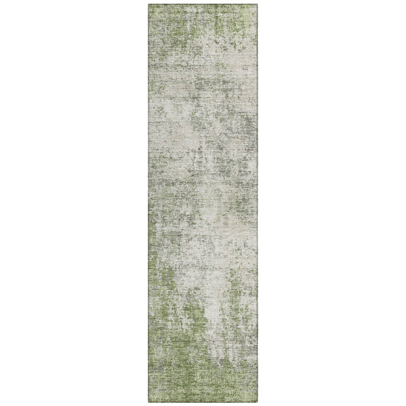 Aleighna Area Rug with Non-Slip Backing, Runner 2'3" x 7'6"