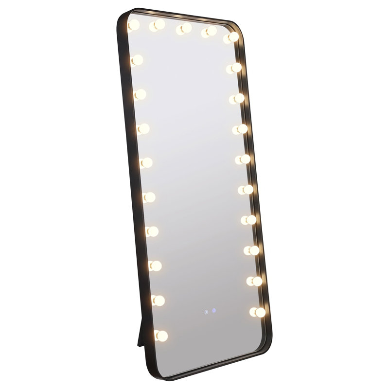 Gerilynn Metal Rectangle Floor Mirror