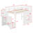 Space-Saving Loft Bed Featuring  Decorative Window-523136815