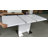 Border Extendable Metal Base Dining Table