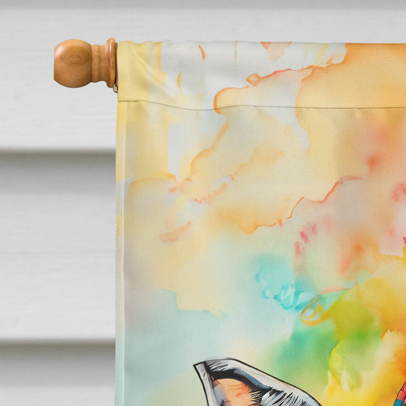 Drapeau de maison de chèvre hippie