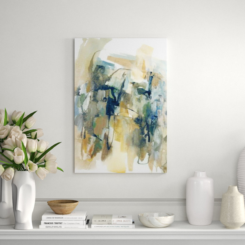 Natural Spread II Painting by Sonia Noir, 44" H x 30" W x 1.5" D, Outdoor