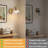 Battery Operated Wall Sconces Set of 2 with Remote, Vintage Wireless Wall Lights, Rechargeable & Hardwire Wall Lamp for Bedroom Living Room Hallway Decor（Clear Glass）-1748921654