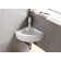 Elanti 12.25'' White Porcelain Specialty Bathroom Sink with Overflow