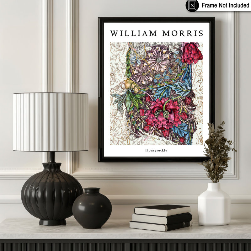 William Morris - Chèvrefeuille No2, Unframed, Poster, 16"H x 20"W