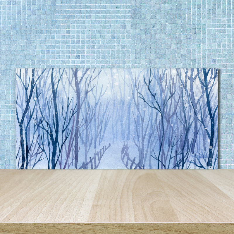 Loftur 50cm W x 100cm L Glass Peel and Stick Panel