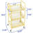 3-Tier Utility Cart Rolling with Handles for Office, Living Room, Kitchen, Movable with Wheels-92464338