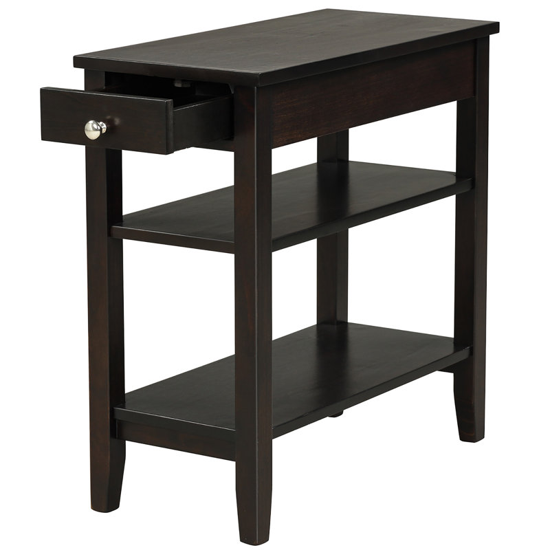 Table de chevet 1 tiroir, Espresso