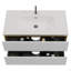 Meuble-lavabo mural blanc neige mat avec lavabo en céramique intégré avec trop-plein, grand meuble-lavabo flottant de rangement pour salle de bain moderne, pré-assemblé-1784969180-1784969179