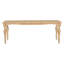 Ensemble de salle à manger extensible 82,7 po avec rallonge amovible et 8 chaises rembourrées Vintage-1564127234