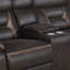 Causeuse inclinable avec accoudoirs coussinés-87326326