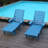 HDPE Chaise Lounge Chair Outdoor, Pool Lounge Chairs With 4-Position Adjustable Backrest, Supports Up To 360 LBS For Patio Poolside Deck Beach Backyard-1573167337