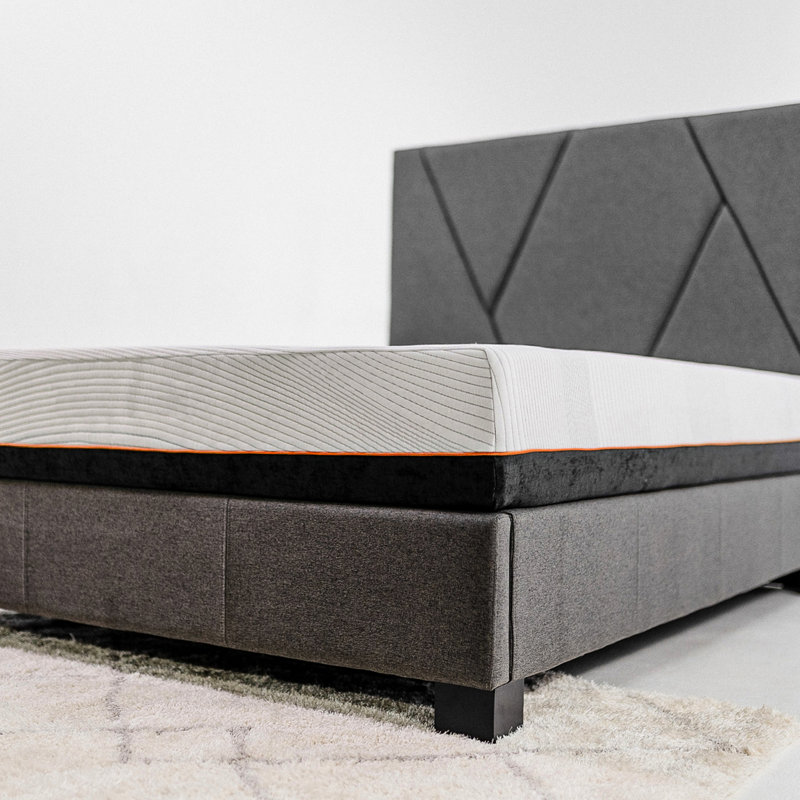 Très grand matelas très grand pour lit rafraîchissant de 10 po à mémoire de forme à 3 couches pour un soutien et une détente