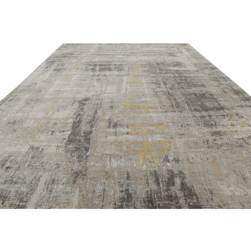 Modern One-of-a-Kind 13x20 Hand Knotted Area Rug
