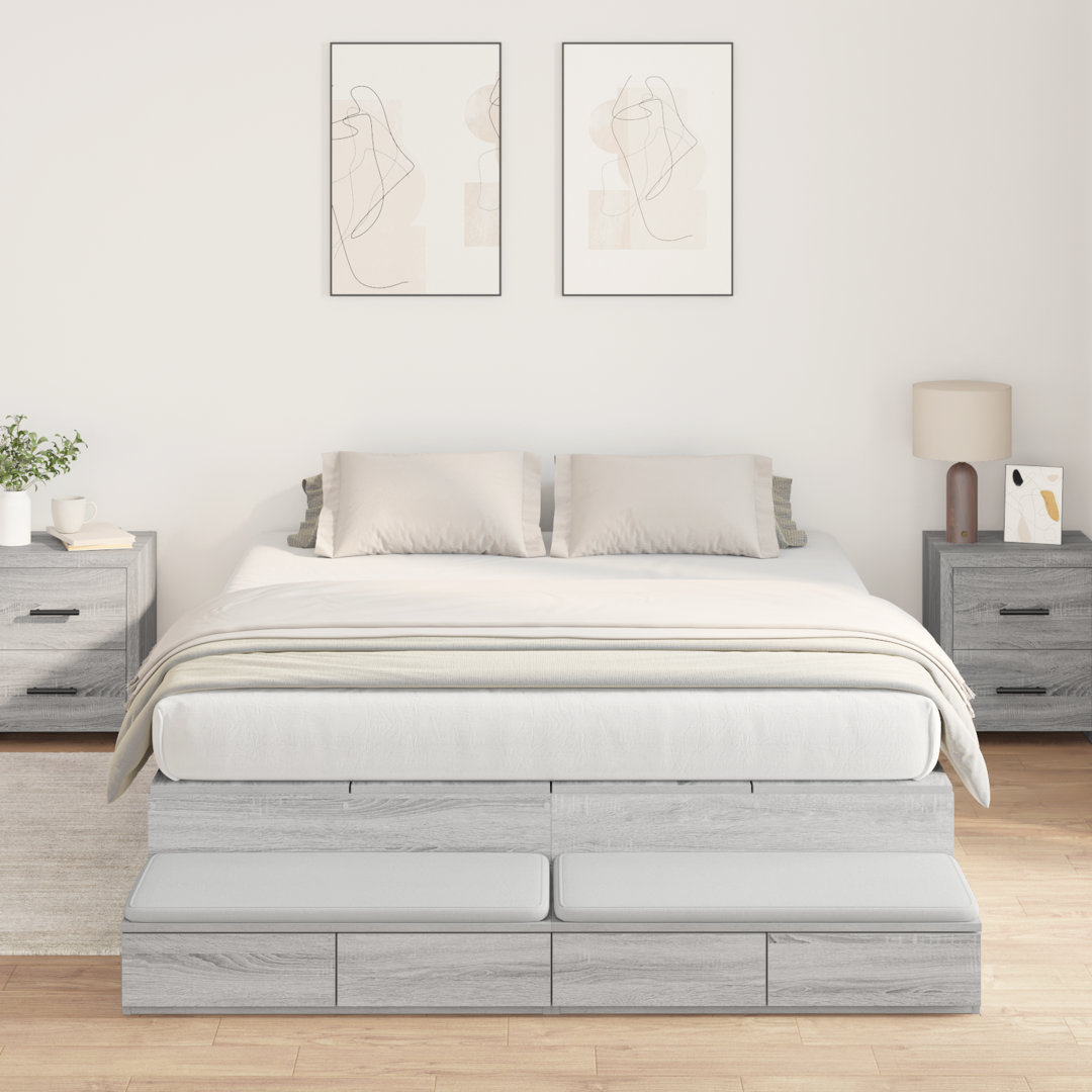Vidaxl Storage Bed Frame