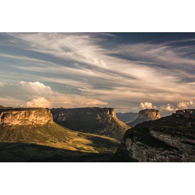 Sunset In Moutains - Chapada Diamantina - Bahia - Brazil by Jeilson - Wrapped Canvas Print