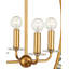 4 - Light Glass LED Chandelier