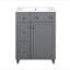 Meuble-lavabo 24 po avec lavabo en céramique, 2 tiroirs, 1 porte à fermeture en douceur-194404837-194404843