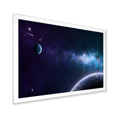 Blue And Purple Nebula II - Modern Canvas Wall Art -  Trinx, A4EC17762ED44EC18F413DD7BF563176