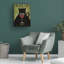 Art mural sur toile tendue - art mural «Black Cat Winery Salem» par Ryan Fowler pour le salon, la chambre à coucher ou le bureau - 24 x 32-31876398