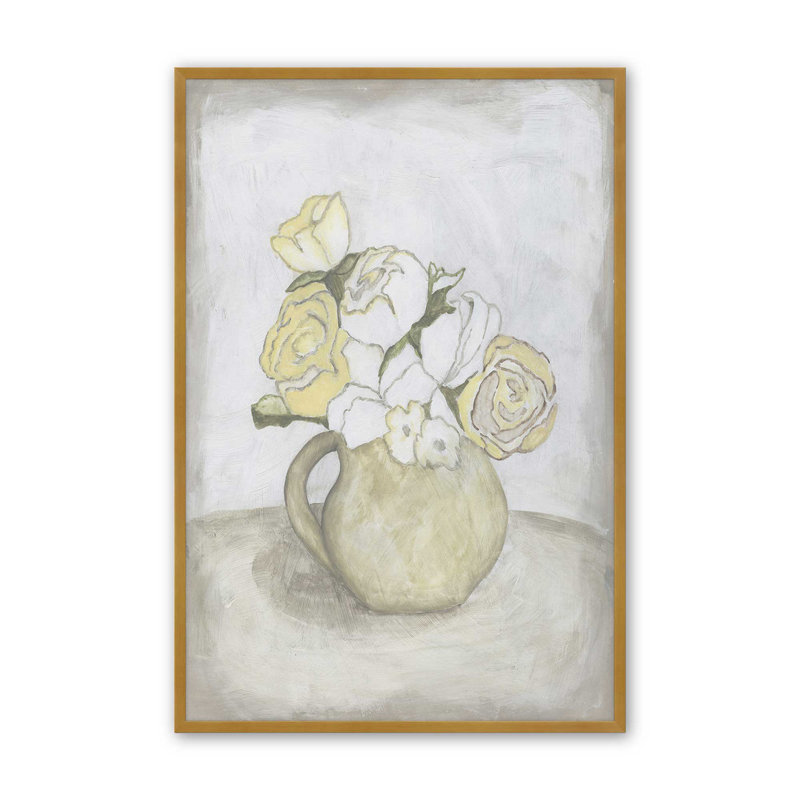 Impression sur toile Sprig of Butter I par Vanna Lam, H 16 po x l 12 po, Doré