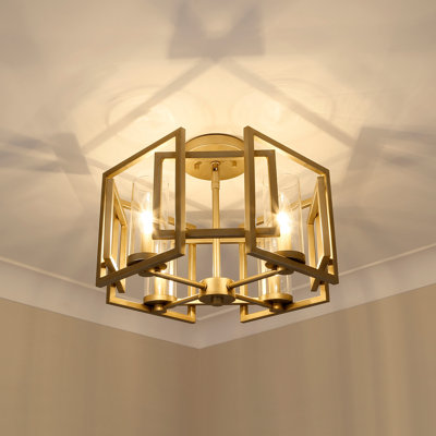 Newlin Glass Flush Mount