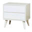 Table de chevet moderne blanche Mid-Century 2-1053179919