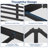 Upholstered Bed Frame with Charging Station and Storage Headboard-204282734-204282729