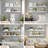 2 Pieces Floating Shelves, Wall Shelf Display Shelves for Living Room/Bedroom/Bathroom/Kitchen-1233567938-1233567951
