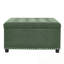 Casner carré capitonné avec espace de rangement et garniture cloutée-1018904305
