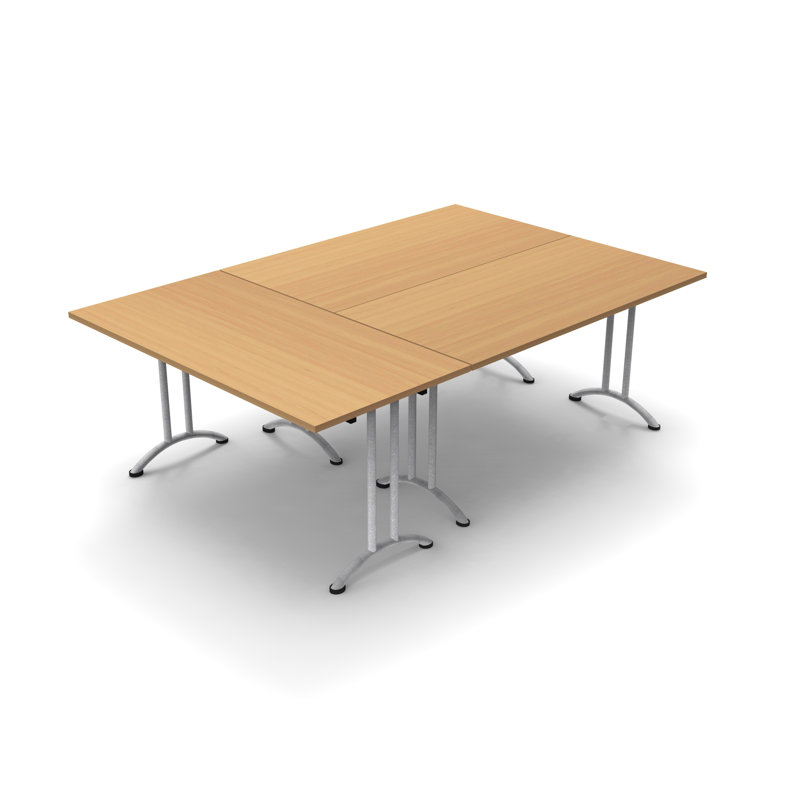Tables de réunion pour 7 personnes complètes, Hêtre