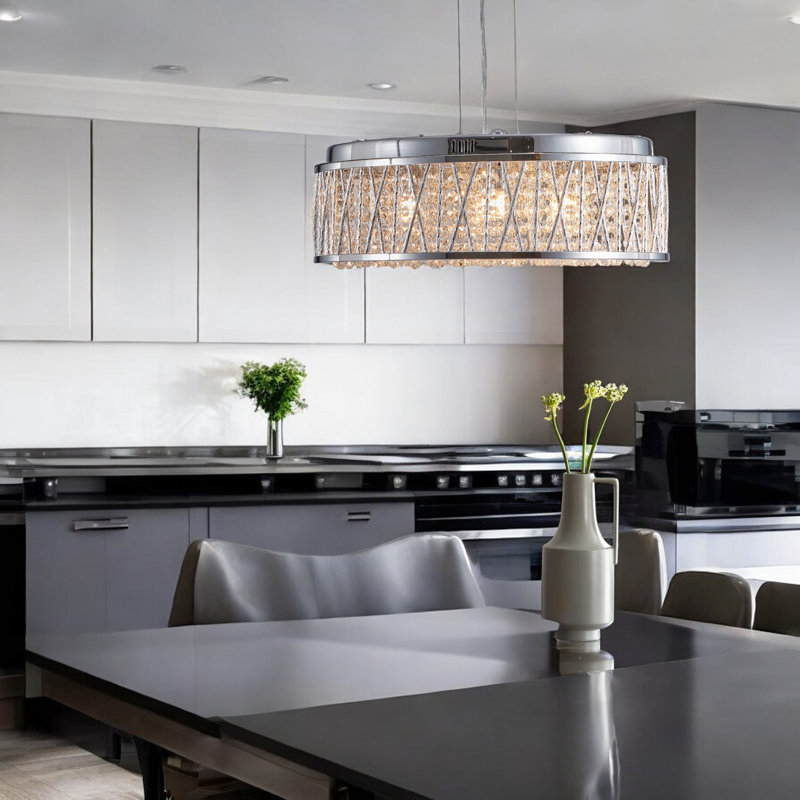 Lustre rond / ovale 7 lumières Inaki
