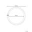 Bernville Solid Wood Round Mirror