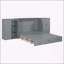 Grand lit escamotable avec port USB-189133460