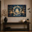 «Glowing Ghost In Candlelit» avec art mural sur toile flottant Halloween-1183185899