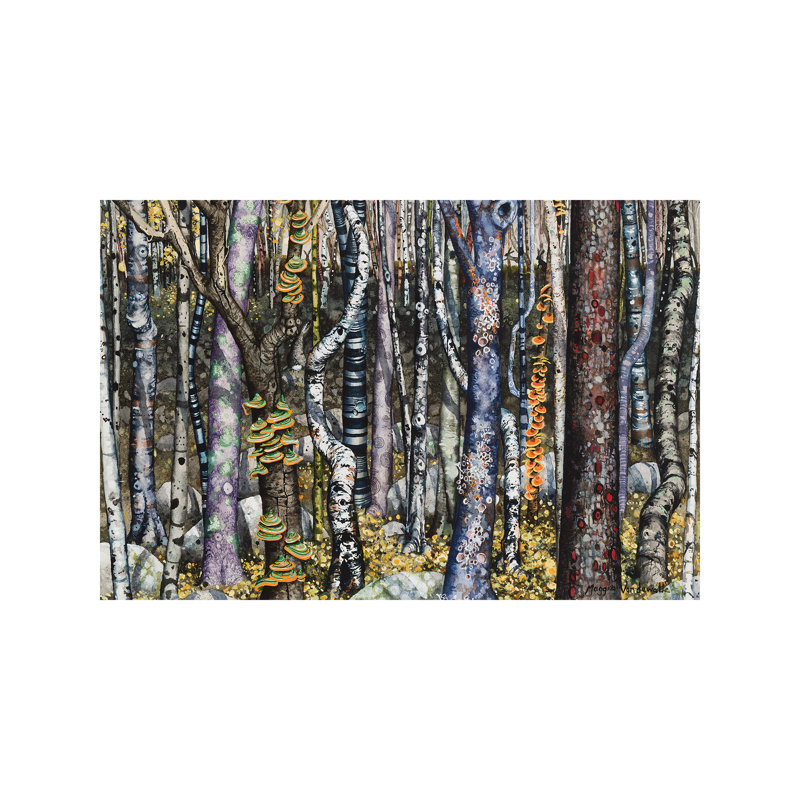 Copse by Maggie Vandewalle - Wrapped Canvas Painting, 66.04 cm H x 45.72 cm W x 3.175 cm D