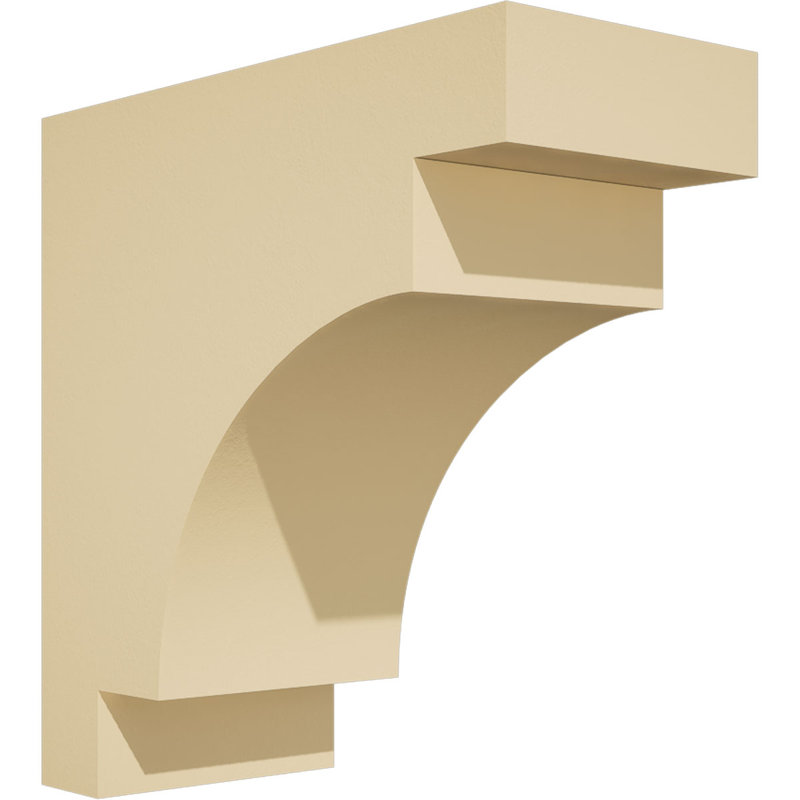 Corbeau d'uréthane méditerranéen Signature, brun clair apprêté, 8 po x 3,5 po x 8 po