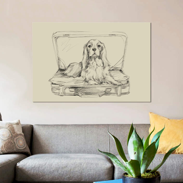 Stowaway IV par Ethan Harper - Giclée sur toile tendue avec châssis, H 8 po x l 12 po x P 0,75 po