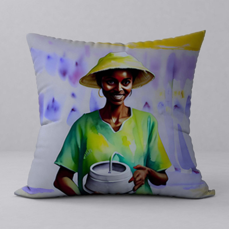 Reversible Throw Pillow