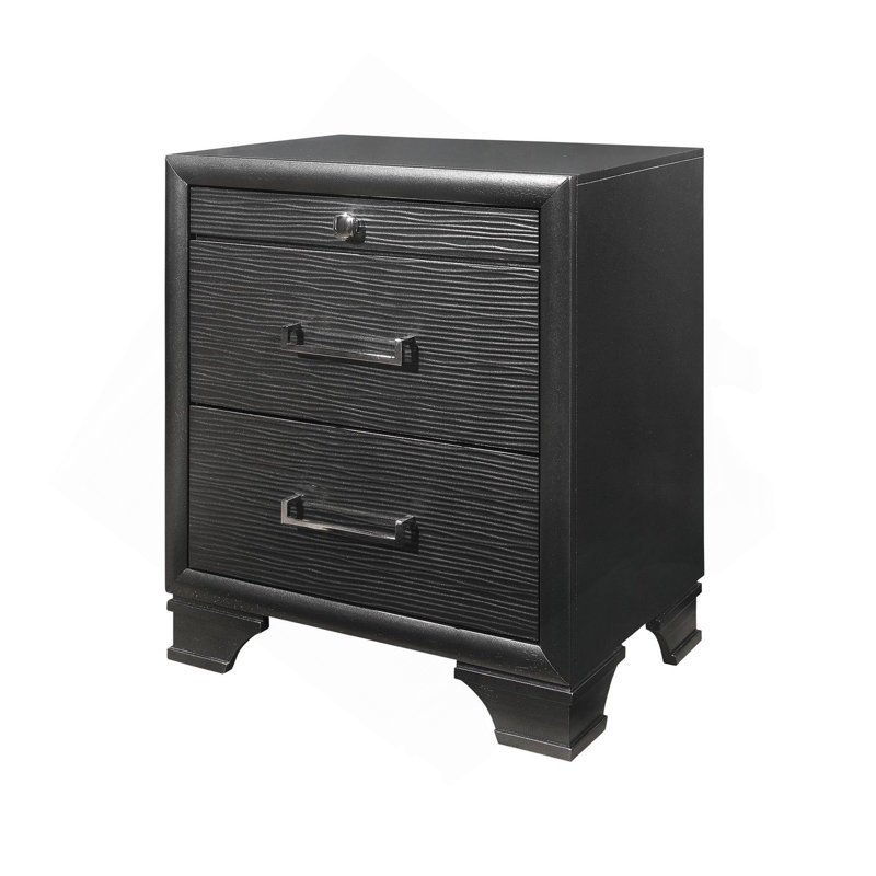 CIVIC GREY NIGHTSTAND, Gray