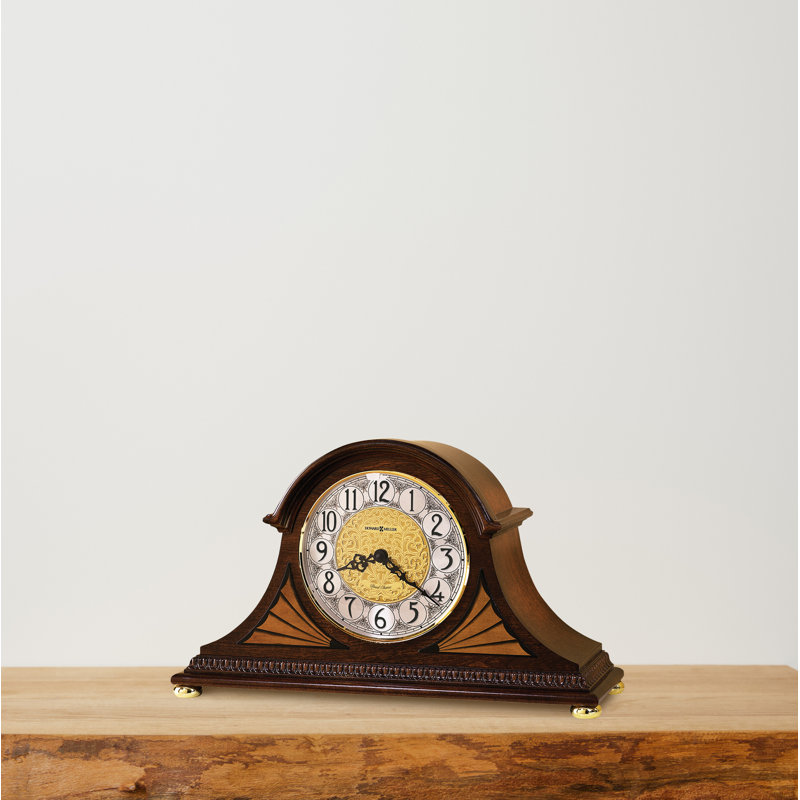 Solid Wood Manufactured Wood Quartz movement / Crystal Tabletop Clock